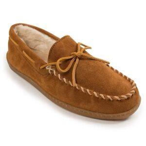 Minnetonka Lined Hardsole Moccasins